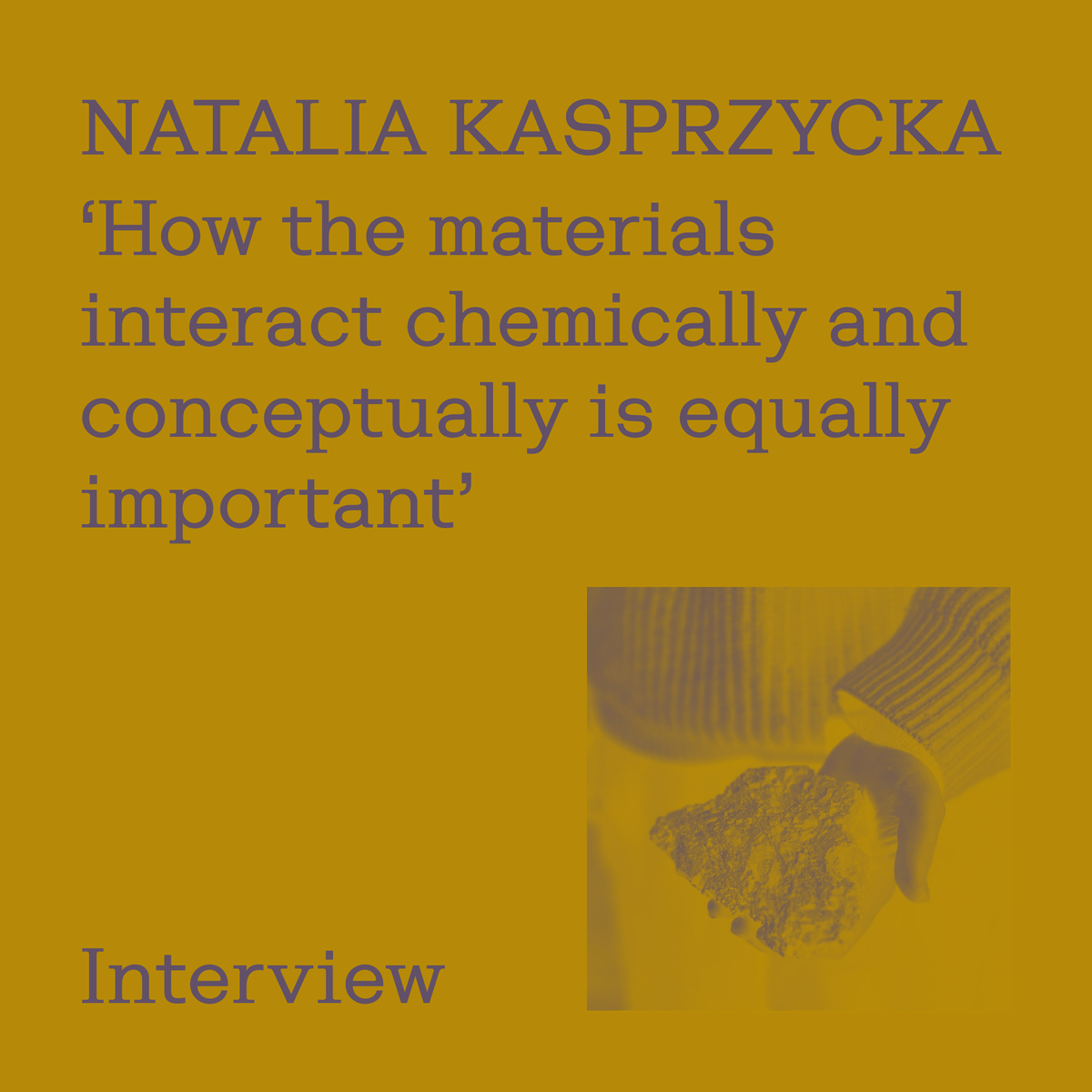 In Conversation with Natalia Kasprzycka