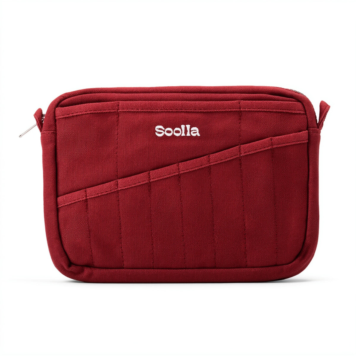 Soolla Studio Pouch, Canvas Tool Pouch in Sangria