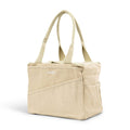 Beige tote bag with a visible brand logo on a white background Soolla for ceramic makers 