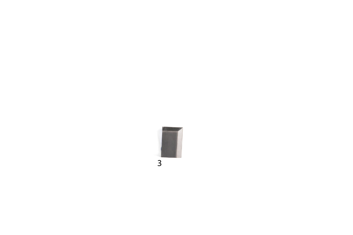 Tungsten steel pottery trimming tool with a square head