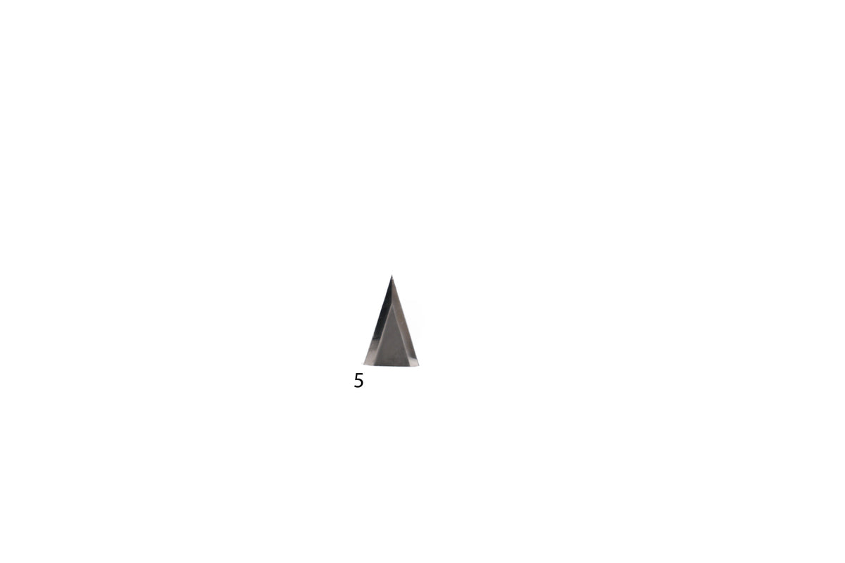 Tungsten steel pottery trimming tool with a pointed head