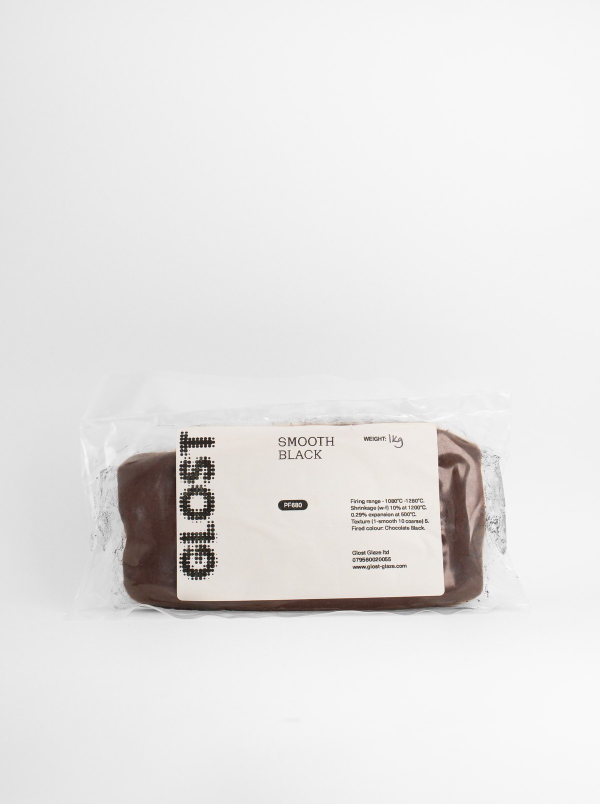 Smooth Black stoneware clay body PF680 from GLOST