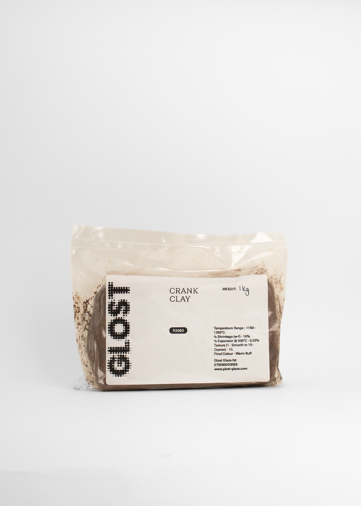 Crank grogged buff stoneware clay body from GLOST