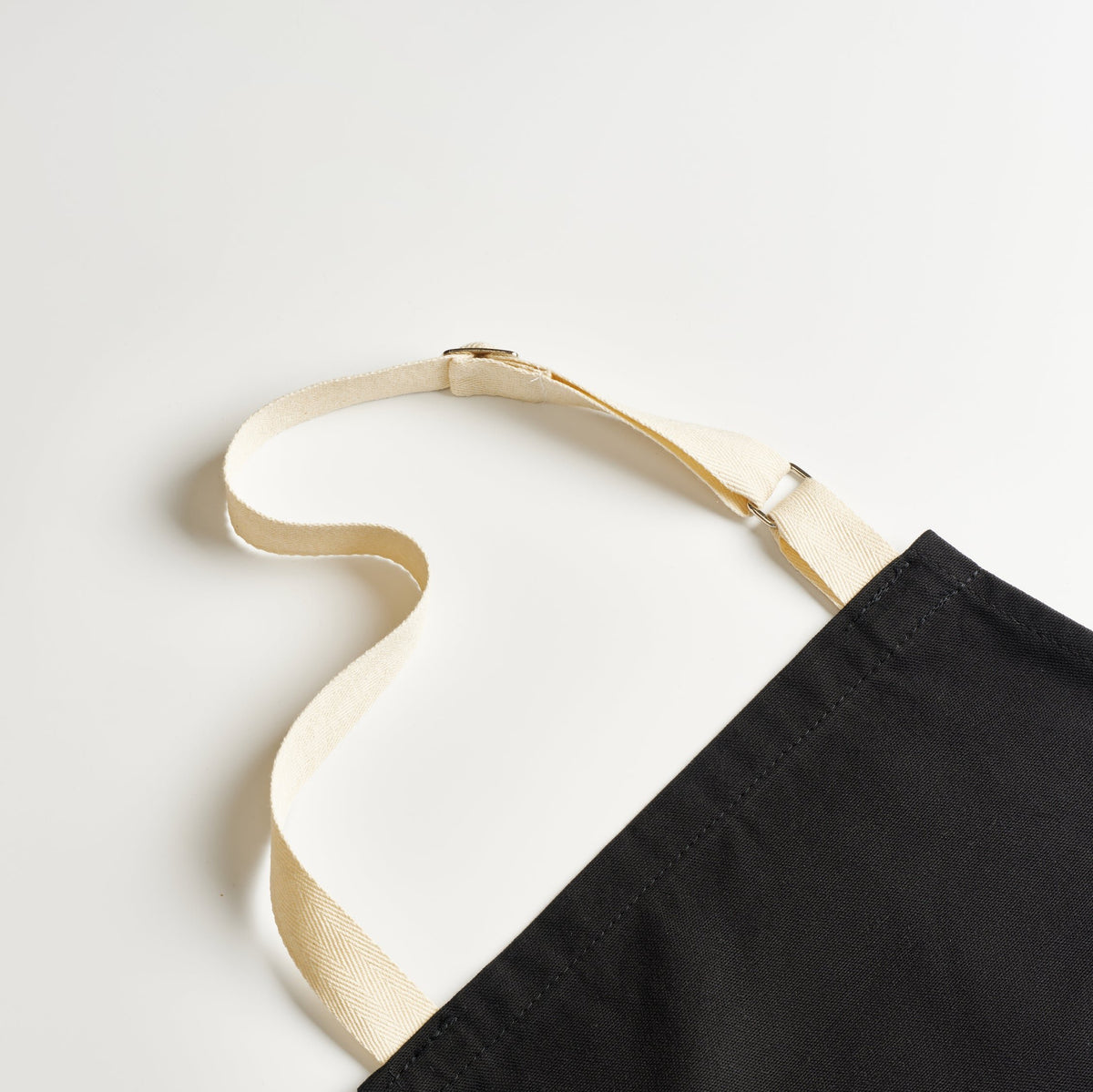 Detail of a hand made potters apron