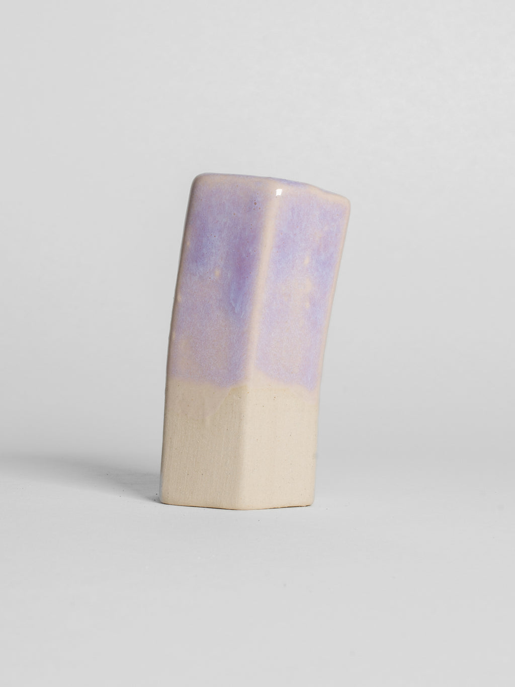 Lavender Gloss on a pale fired test cylinder
