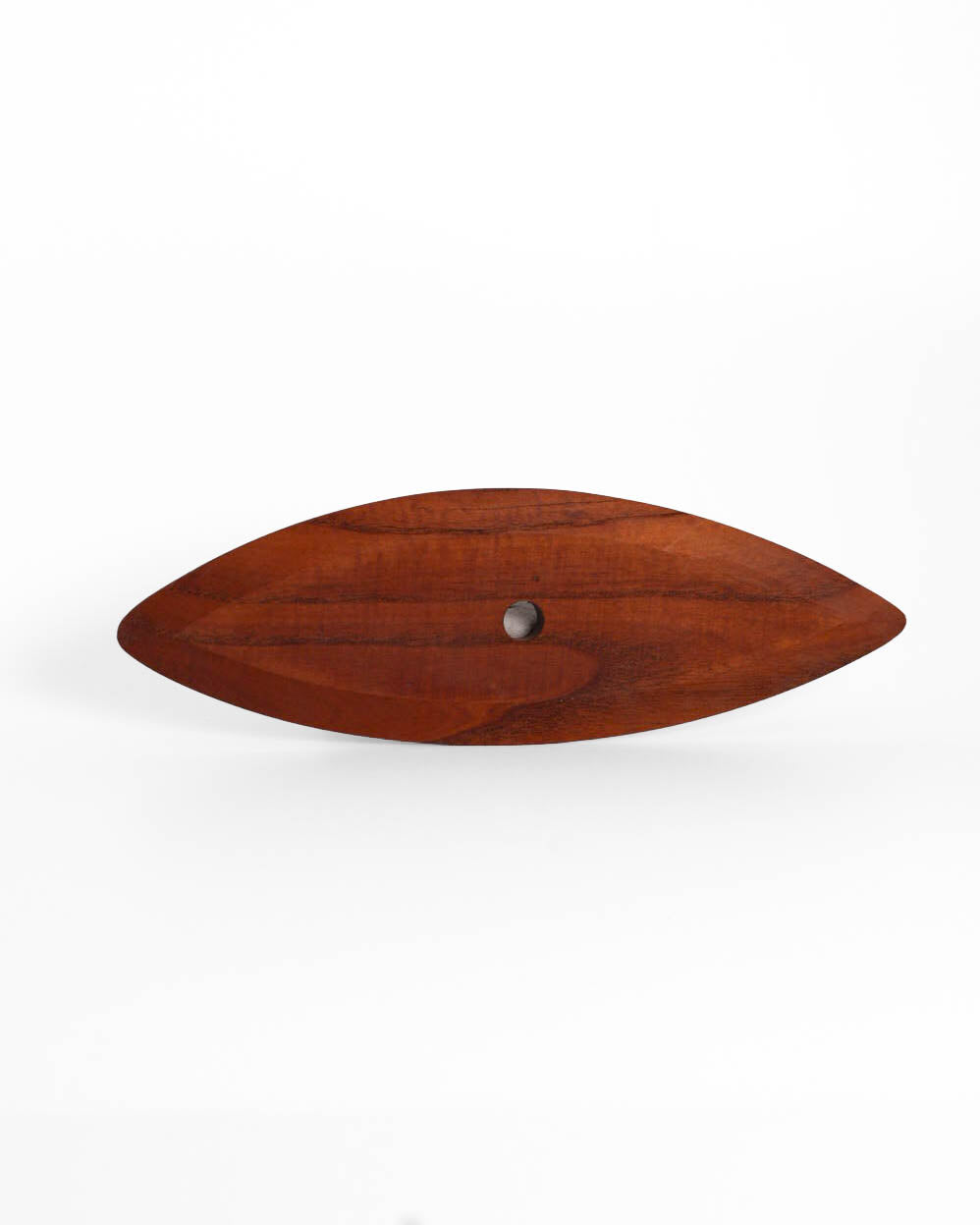 Large wooden kidney, pointed oval shape