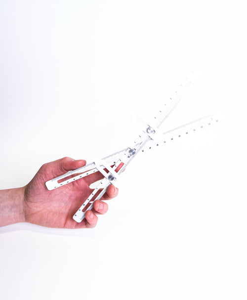 Metal inner-circumference callipers for measuring the inside diameter of pots, from GLOST