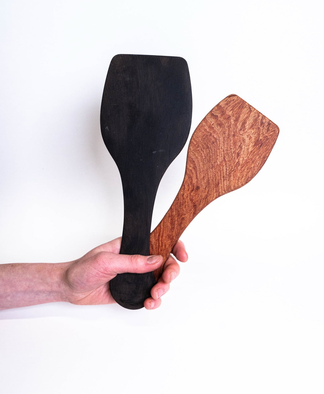 Wooden paddles for shaping and compressing handbuilt clay forms, from GLOST