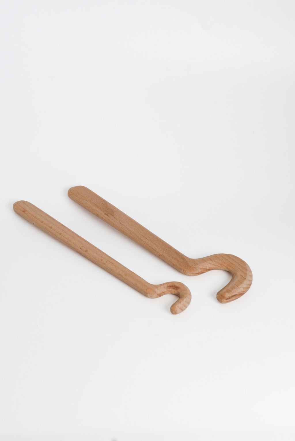 The Throwing Hook Stick showing its hooked working end.