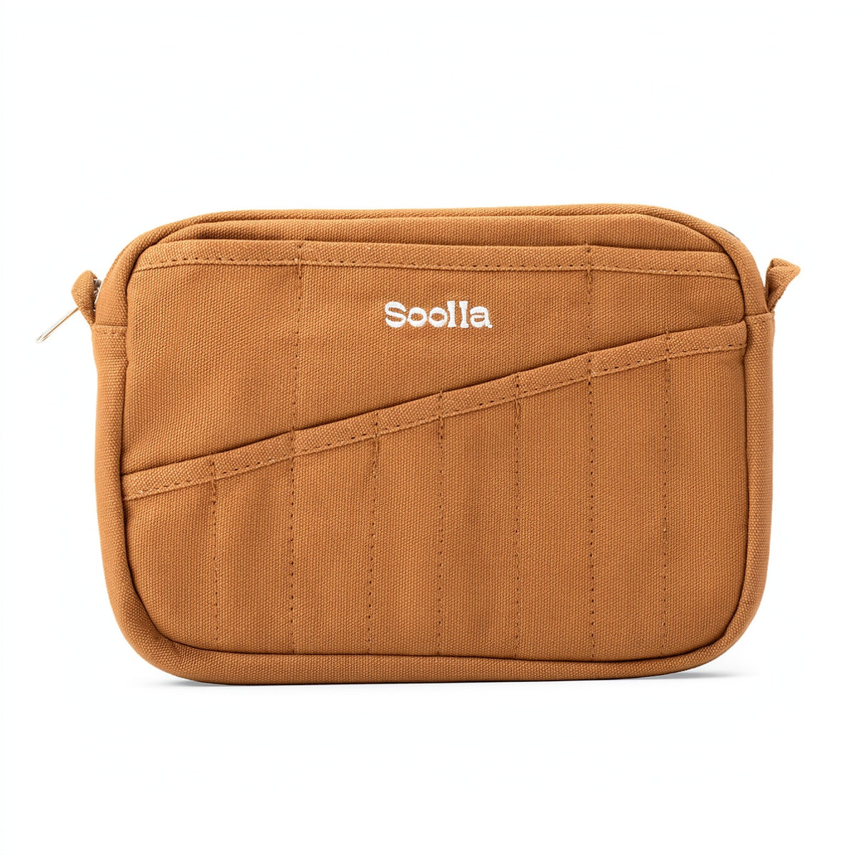 Soolla Studio Pouch, Canvas Tool Pouch in Cinnamon