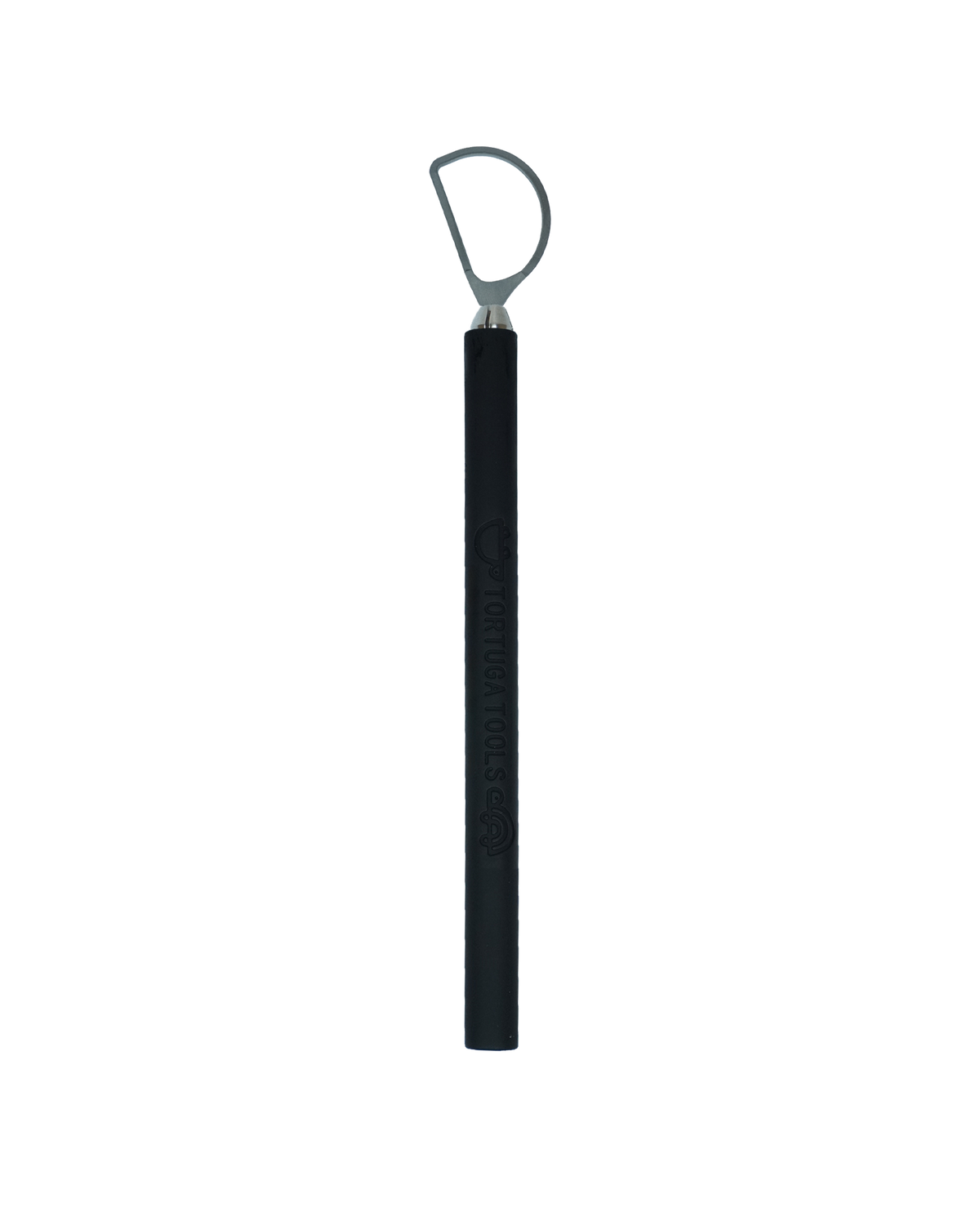 Tortuga Tools The Dome trimming tool, Pepper colourway: a domed tungsten carbide cutting loop on a silicone-gripped handle.