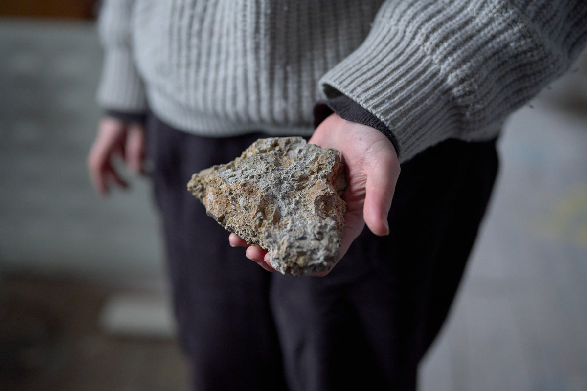 Natalia Kasprzycka's studio, work in progress on the bench